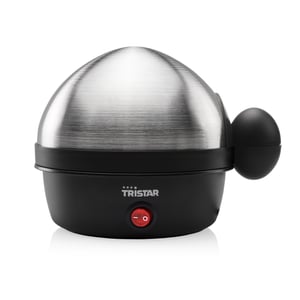 Tristar EK-3076 7-Egg Egg Cooker. Black, Stainless Steel
