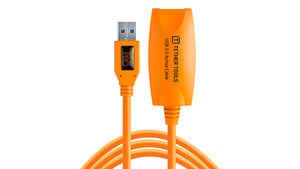 Tether Tools CU3017 kabel USB USB 3.2 Gen 1 (3.1 Gen 1) 5 m USB A 5 Gbit/s Pomarańczowy