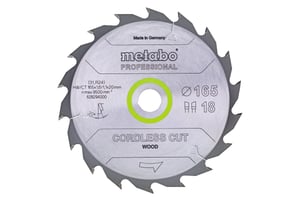 Metabo 628294000 16.5 cm circular saw blade, 1 pc.