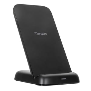 Targus APW110GL laddare för bärbara enheter Mobiltelefon Svart USB Trådlös laddning Inomhus