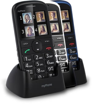 myPhone Halo 2 5,59 cm (2.2") 85 g Czarny Telefon funkcjonalny