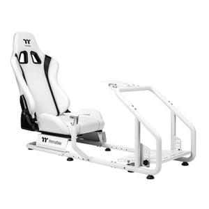 Thermaltake GSC-R30-CPASWH-01 Gaming-Stuhl Gaming-Stuhl für die Konsole Flache Sitzfläche Weiß