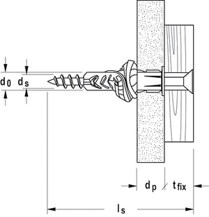 Fischer 094721 kotwa śrubowa/kołek rozporowy 100 szt. 30 mm