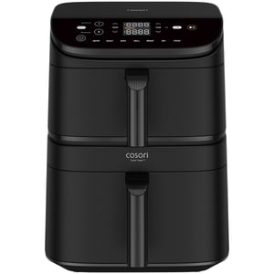 Cosori Turbo Tower Doppel-Heißluftfritteuse, 10,8 l, 2630 W, Schwarz