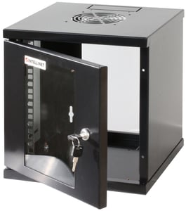 Intellinet 711692 6U-Rack, Hängeschrank, schwarz