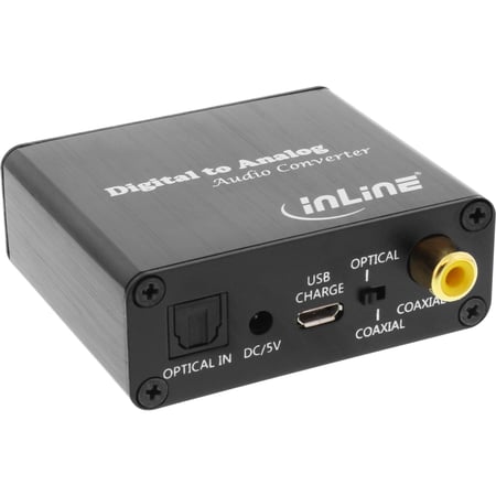 InLine 65002K konwerter plików audio Czarny