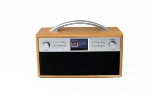 Xoro XOR400900 Digital Internet Radio—Black, Silver, Wood