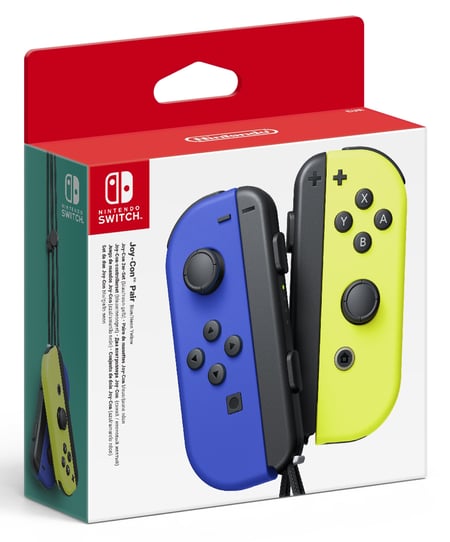 Nintendo Joy-Con Niebieski, Żółty Bluetooth Gamepad Cyfrowy Nintendo Switch, Nintendo Switch OLED
