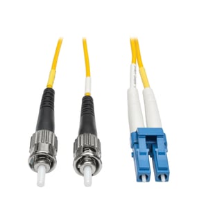 Tripp Lite N368-03M kabel InfiniBand / światłowodowy 3 m LC ST OFNR Żółty