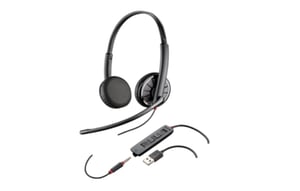 Fujitsu Plantronics Blackwire 325 Headset, kabelgebunden, Kopfbügel, Büro/Callcenter, schwarz