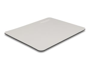 DeLOCK Gray Mouse Pad, 220 x 180 mm, with Glass Coating