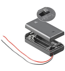 Goobay BH AA 2xAKGS Passive Halterung Schwarz