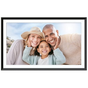 AgfaPhoto APF1560WIFI Digitaler Bilderrahmen, schwarz, 39,6 cm (15,6") Touchscreen, WLAN
