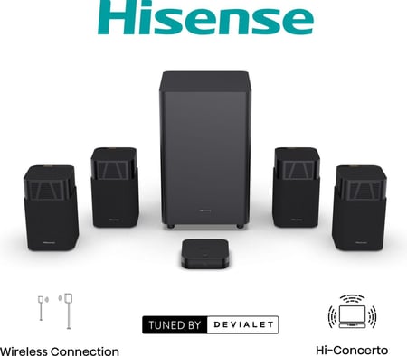 Hisense HT Saturn Czarny 4.1.2 kan. 720 W