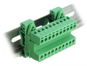 DeLOCK 66082 blok zaciskowy 10-pin Zielony