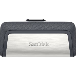SanDisk Ultra Dual Drive USB Type-C pamięć USB 64 GB USB Type-A / USB Type-C 3.2 Gen 1 (3.1 Gen 1) Czarny, Srebrny