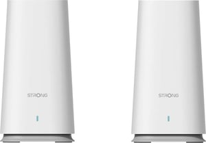 Leistungsstarkes ATRIA Wi-Fi Mesh Home Kit 2100 Dualband (2,4 GHz/5 GHz) Wi-Fi 5 (802.11ac) Weiß 2 für den Innenbereich