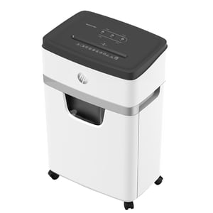 HP OneShred 18CC Shredder, Cross-cut, 65 dB, 22 cm, White, Black