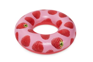 Bestway 36231 simring för pool och strand, rosa, röd, PVC-bild, simring