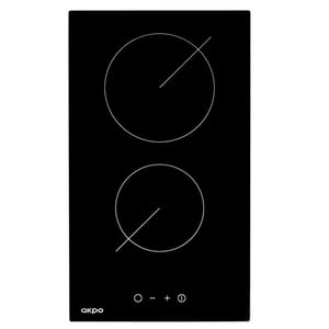 Akpo PKA 30 830/2 spishäll Svart, Vit Inbyggd 30 cm Ceramiczna 2 stref(y)