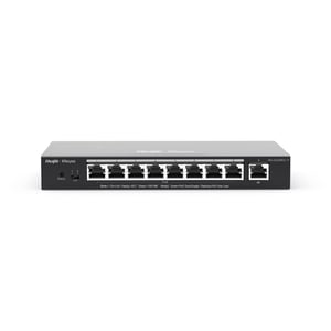 Ruijie Networks RG-ES209GC-P przełącznik sieciowy Zarządzany Gigabit Ethernet (10/100/1000) Obsługa PoE Czarny