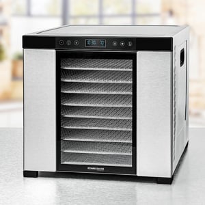 Rommelsbacher DA 1050 odwadniacz żywności Czarny, Stal nierdzewna 1000 W