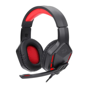 REDRAGON H220-LED słuchawki/zestaw słuchawkowy Przewodowa Opaska na głowę Gaming USB Typu-A Czarny, Czerwony