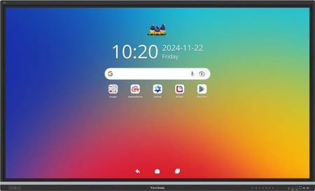 Viewsonic IFP7551-3C tablica interaktywna 190,5 cm (75") 3840 x 2160 px Ekran dotykowy Czarny