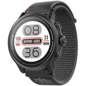 Coros Apex 2 3,05 cm (1.2") LCD 20 mm Cyfrowy 240 x 240 px Ekran dotykowy Czarny Wi-Fi GPS