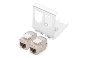 Digitus Adapter do montażu na szynie DIN z 2 modułami Keystone typu DN-93615-S
