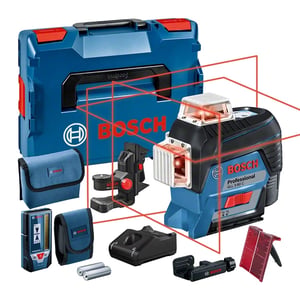 Bosch GLL 3-80 C Professional Line Leveler, 30 m, 630–650 nm (< 10 mW)