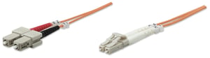 Intellinet 470377 kabel InfiniBand / światłowodowy 2 m LC SC Pomarańczowy