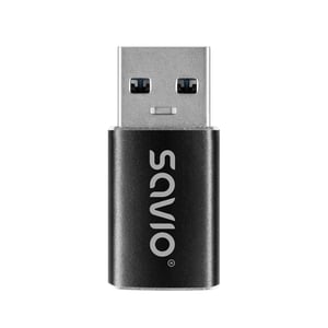 Savio AK-81 adapter kablowy 0 m USB Type-C USB Typu-A Czarny