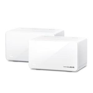 Mercusys Halo H90X (2er-Pack) Dualband (2,4 GHz/5 GHz) Wi-Fi 6 (802.11ax) Weiß, für den Innenbereich