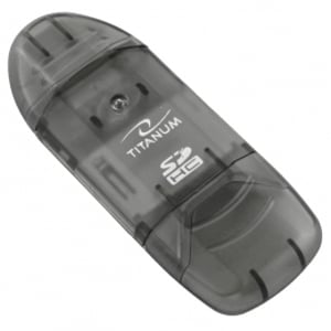 TITANUM TA101K czytnik kart USB 2.0 Czarny