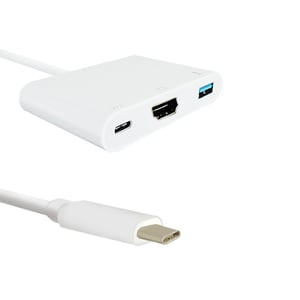 Qoltec 50425 USB 3.2 Gen 2 (3.1 Gen 2) Type-C-dockningsstation