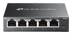 TP-Link Omada ES205G Managed Gigabit-Ethernet-Switch (10/100/1000) Schwarz