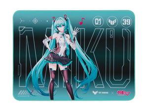 ASUS TUF Gaming P1 Hatsune Miku Edition Gaming Mouse Pad, Turquoise