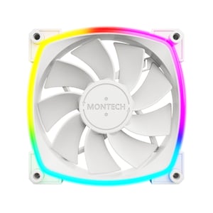 Montech RX120 PWM Obudowa komputera Wentylator 12 cm Biały 3 szt.