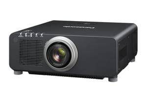 Panasonic PT-DW830 Großraumprojektor, 8500 ANSI-Lumen, DLP, WXGA (1280x800), 3D-kompatibel, schwarz