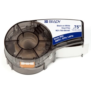 Brady M21-750-595-WT etykiet do nadruku Czarny, Biały Samoprzylepne etykiety do drukowania