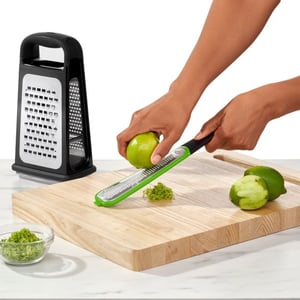 OXO Good Grips Kastenreibe Tarka płaska Czarny, Zielony, Stal nierdzewna