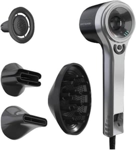Genius 08213 Hair Dryer 1600 W Black, Silver
