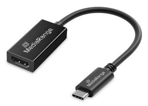 MediaRange MRCS234 adapter kablowy 0,2 m USB Type-C HDMI Czarny