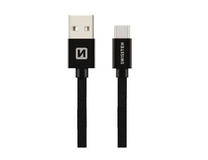 Swissten 71521101 kabel USB 0,2 m USB A USB C 0,48 Gbit/s Czarny