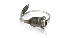 iogear USB till seriell RS-232-adapter, parallellkabel, grå, 0,4 m, USB typ A till DB-9