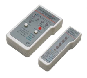 Intellinet 351898 Network Cable Tester UTP/STP Cable Tester Gray, White