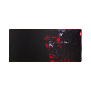 Marvo Scorpion G51 Noob XL Extra Large Size Non-Slip Microfibre Gaming Surface Mat (Black) Spelunderlägg Svart, Röd