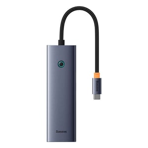 Baseus ULTRAJOY 7-in-1 Multifunktions-Hub-Adapter – Space Grey, kabelgebundene E-Port-Dockingstation