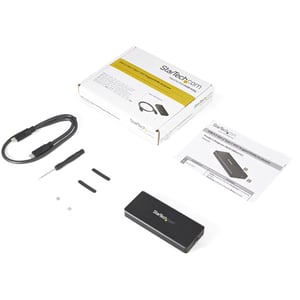 StarTech M2E1BRU31C obudowa do dysków twardych Obudowa SSD Czarny M.2